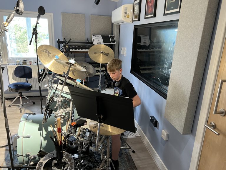 Drum Lesson at Lion Academy